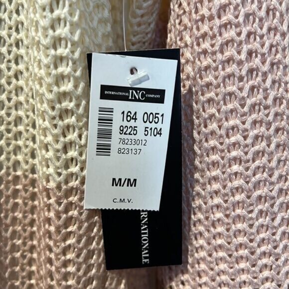 Inc International Concepts Colour Block Loose Knit Cardigan Size M - Picture 7 of 12